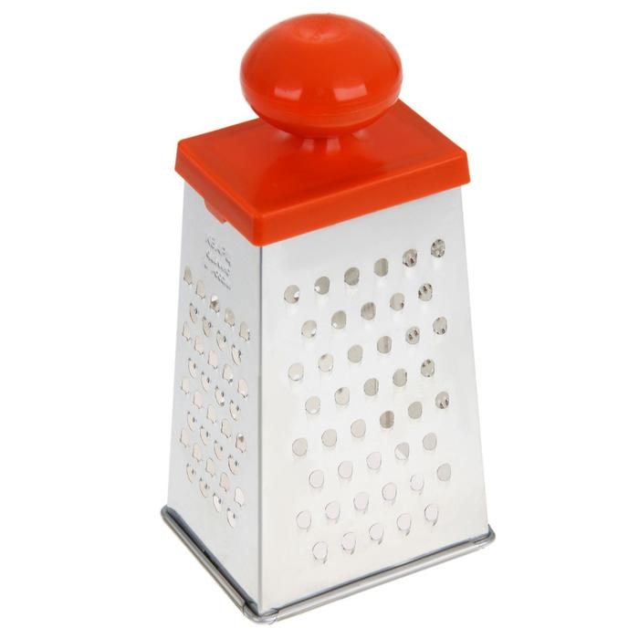 Тёрка «Комфорт», 4 грани, с круглой ручкой, 11×8,5×23 см, цвет МИКС Тёрка «Комфорт», 4 грани, с круглой ручкой, 11×8,5×23 см, цвет МИКС