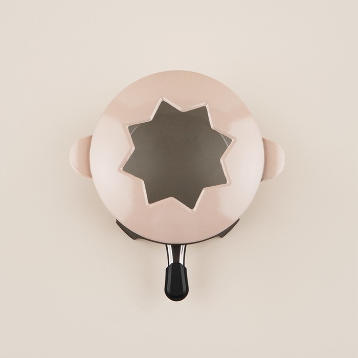 Фондю чугунное с эмалированным покрытием SL Home, d=17 см, h=10 см, цвет бежевый