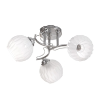 Люстра "Селена" 3х40Вт Е27 Хром 48х48х21см Люстра "Селена" 3х40Вт Е27 Хром 48х48х21см