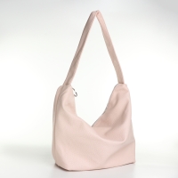 Сумка-мешок женская, отдел на молнии, цвет розовый