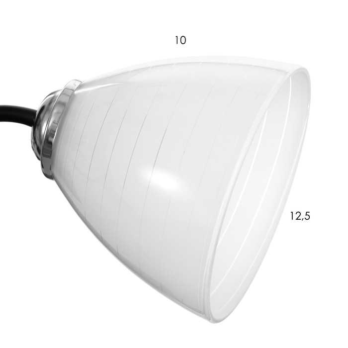 Люстра "Девин" 3хЕ27 40Вт черно-хромовый 55х55х30 см BayerLux