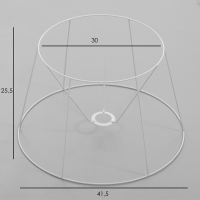 Каркас-основа абажура для торшера "Классика" Е27 42х42х26см Каркас-основа абажура для торшера "Классика" Е27 42х42х26см