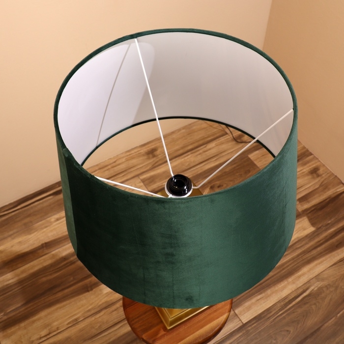 Светильник настольный "Гринч" зелёный/золотистый 1х40Вт, Е27, 56х56х88 см