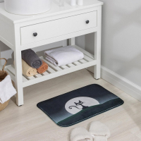 Коврик для ванной и туалета Доляна &laquo;Чёрная кошка&raquo;, 40&times;60 см, цвет МИКС