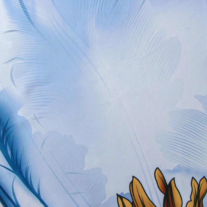 Штора для ванны Доляна &laquo;Акварель&raquo; с люверсами, 180&times;180 см