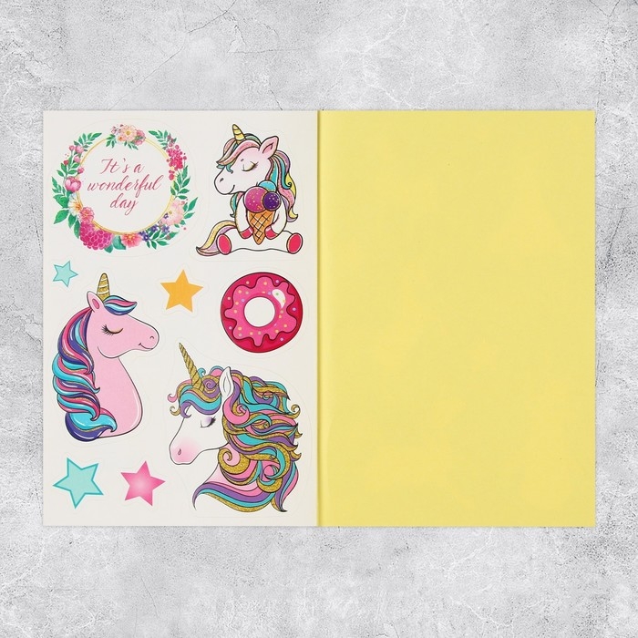 Наклейки детские в стикербуке &laquo;Волшебный&raquo;, 10 листов, 14 х 21 см