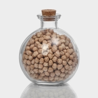 Банка стеклянная для хранения сыпучих продуктов Доляна &laquo;Парфе&raquo;, 220 мл, 9&times;9&times;10 см, с пробковой крышкой