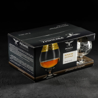 Набор бокалов для бренди &laquo;Русский узор&raquo;, 400 мл, 6 шт