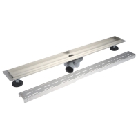 Трап линейный AFLORN AF20207-80, 800х70 мм, c флaнцeм своб. вращения 360&deg;, нерж. сталь