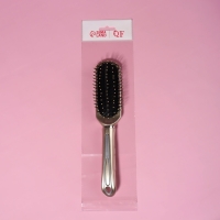 Расчёска массажная, 4,5 &times; 23 см, цвет золотистый