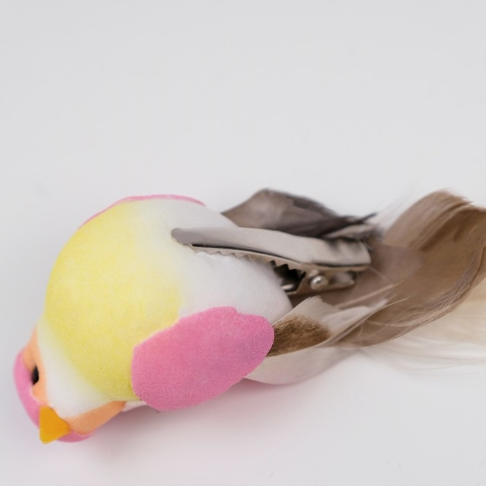 Декор на прищепке Декор на прищепке "Птица", микс, 8,5 х 2, 5 х 3 см