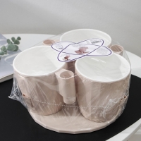 Кашпо многоярусное Ruby «Каскад», 3 шт, 1 л, цвет пудровый Кашпо многоярусное Ruby «Каскад», 3 шт, 1 л, цвет пудровый