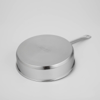 Сковорода из нержавеющей стали &laquo;Общепит&raquo;, d=28 см, h=7,5 см, корпус 0,6 мм, капсульное дно 3,5 мм, антипригарное покрытие, индукция