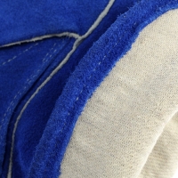 Краги сварщика спилковые WELDESTAR, 350 мм, АВ, усиленные, синие