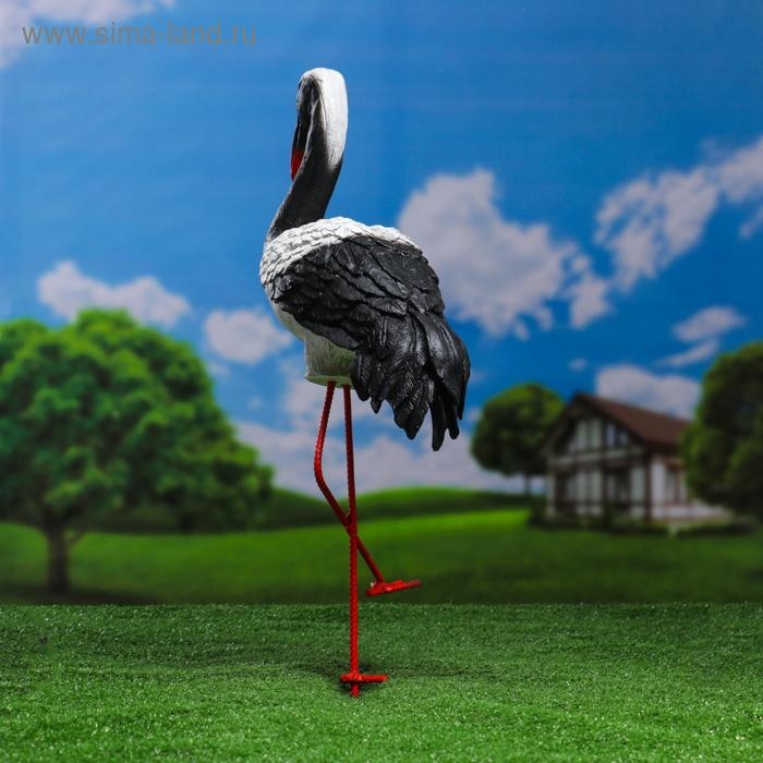 Садовая фигура Садовая фигура "Журавль" 16х40х25см