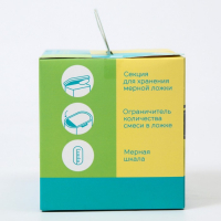 Контейнер для хранения детского питания &laquo;Корона&raquo;, 240 гр., цвет желтый