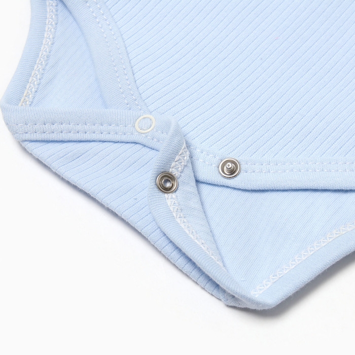 Боди детский, цвет голубой, рост 68 см