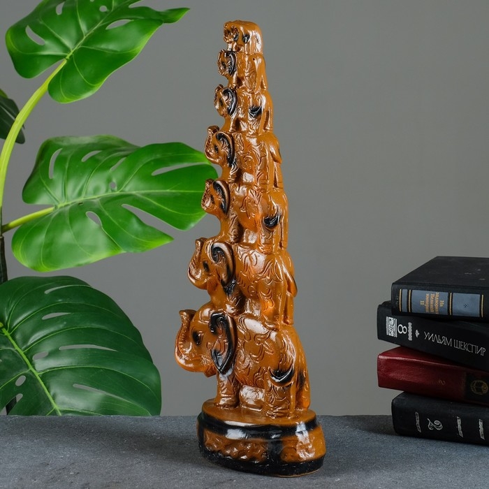 Фигура "Семь Слонов" 40&times;15&times;9см МИКС