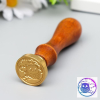 Печать для сургуча с деревянной ручкой "Совёнок на веточке" 9х3х3 см Печать для сургуча с деревянной ручкой "Совёнок на веточке" 9х3х3 см