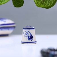 Сувенир &laquo;Напёрсток&raquo;, 3 см, гжель