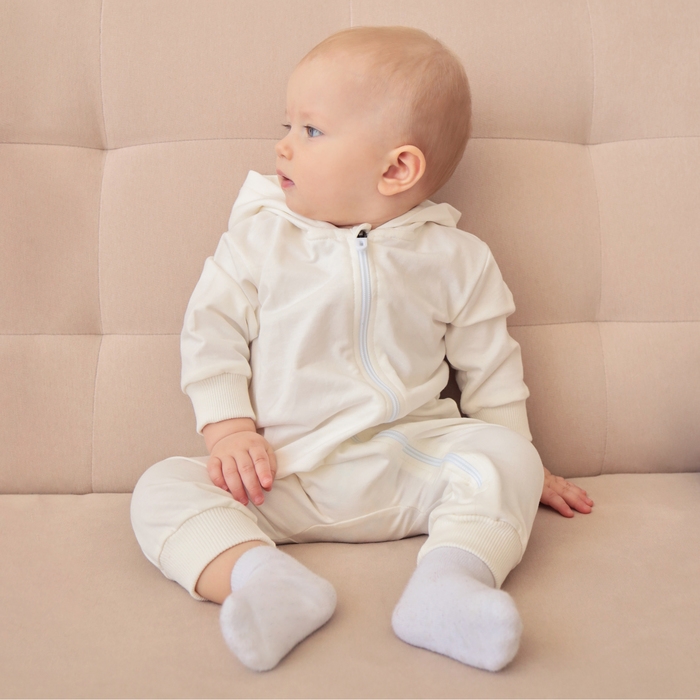 Комбинезон детский MINAKU цвет экрю, рост 62-68 см