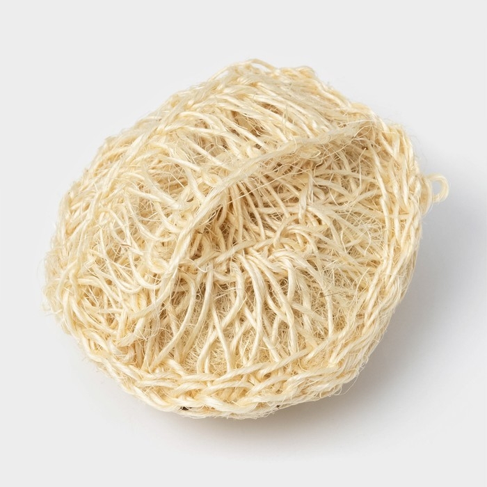 Мочалка - спонж Доляна &laquo;Сизаль&raquo;, 12&times;12&times;5 см