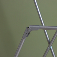 Сушилка для белья напольная складная, рабочая длина 18 м, высота от пола 95 см, ширина 54 см, цвет серый