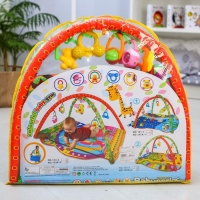 Развивающий коврик с дугами «Жирафик», 83x62 см, Крошка Я Развивающий коврик с дугами «Жирафик», 83x62 см, Крошка Я
