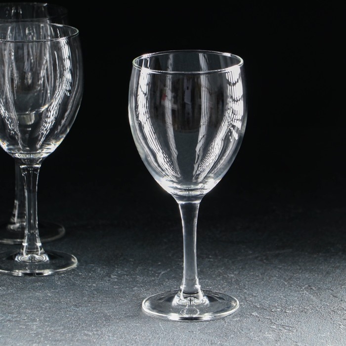 Набор стеклянных бокалов для вина &laquo;Элеганс&raquo;, 6 шт, 350 мл