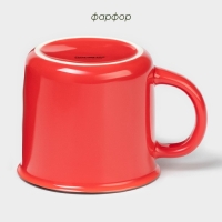 Новогодняя кружка Доляна &laquo;Год Змеи&raquo;, 380 мл, 13&times;10&times;8,6 см, цвет красный