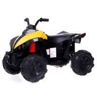 Электромобиль &laquo;Квадроцикл&raquo;, 2 мотора, цвет жёлтый