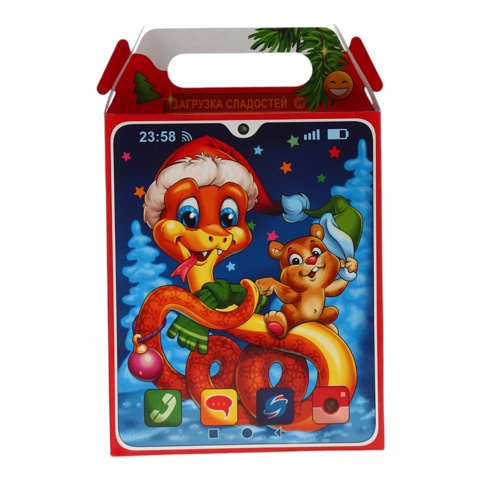 Новогодний подарок "Телефон Сладостей", 800 г
