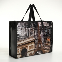 Сумка хозяйственная на молнии, цвет коричневый Сумка хозяйственная на молнии, цвет коричневый