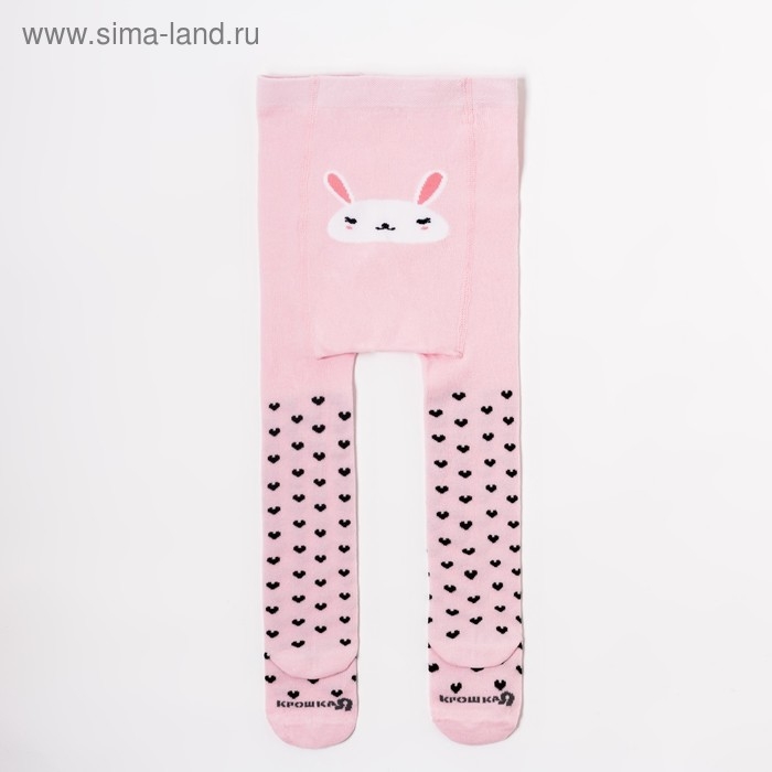 Колготки Крошка Я &laquo;Зайка&raquo;, цвет розовый, рост 74-80 см