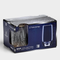 Набор стеклянных бокалов &laquo;Лаванда&raquo;, 330 мл, 6 шт