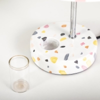 Настольная лампа "Аэлита" E14 15Вт белый 20х20х30 см RISALUX