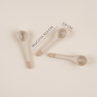 Набор ложек чайных из керамики SL Home «Виенто», 10,5×2,8 см, цвет бежевый Набор ложек чайных из керамики SL Home «Виенто», 10,5×2,8 см, цвет бежевый