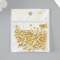 Декор для творчества металл "Звёзды" золото набор 300 шт 0,6х0,6 см Декор для творчества металл "Звёзды" золото набор 300 шт 0,6х0,6 см