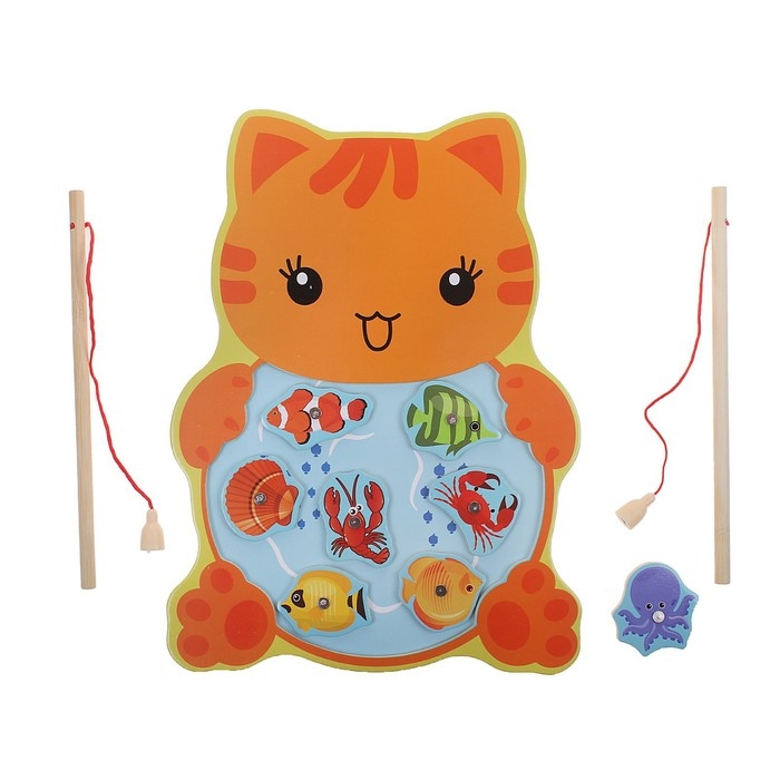 Рыбалка &laquo;Котенок&raquo;, 8 элементов + 2 удочки