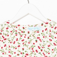 Платье KAFTAN "Розы", р. 36 (134-140), белый