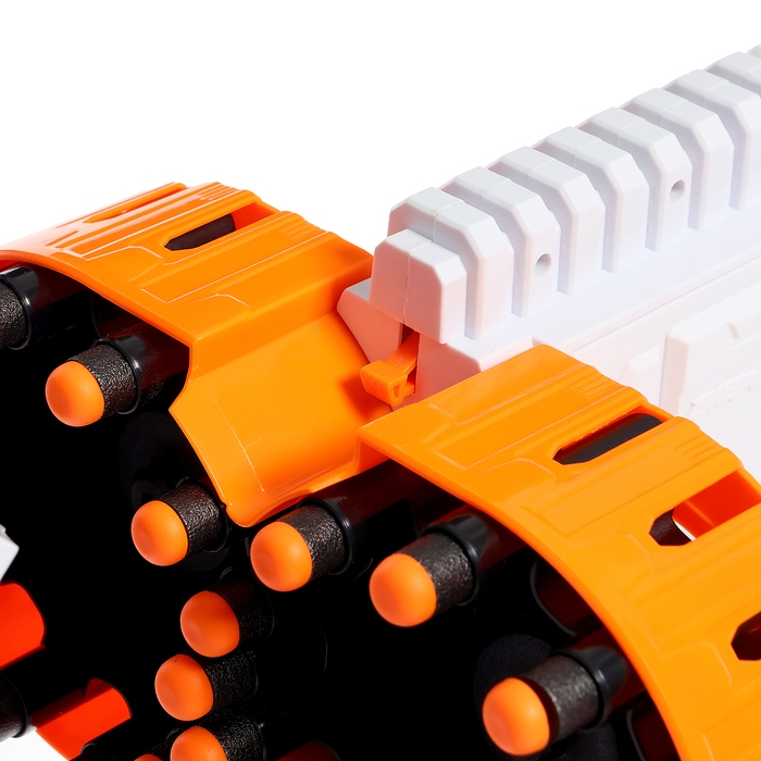 Бластер &laquo;Fast&raquo;,стреляет мягкими пулями, работает от батареек