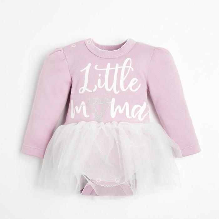 Боди с юбкой Крошка Я "Little mama" рост 68-74 см