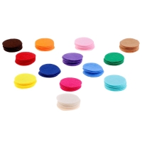 Диски фетровые для творчества и декора &laquo;Кружочки&raquo;, 250 шт., размер 1 шт. &mdash; 3 см, цвет МИКС