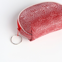 Кошелёк женский на молнии, цвет красный