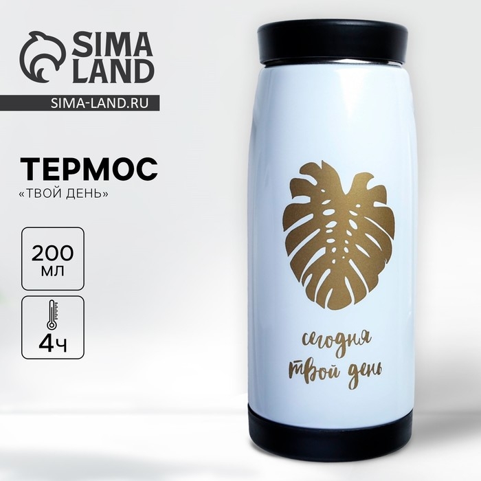 Термос &laquo;Твой день&raquo;, 200 мл, сохраняет тепло 4 ч