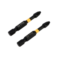 Биты ТУНДРА ПРОФИ, Torsion, сталь S2, PH2 х 50 мм, пвх-чехол, 2 шт. Биты ТУНДРА ПРОФИ, Torsion, сталь S2, PH2 х 50 мм, пвх-чехол, 2 шт.