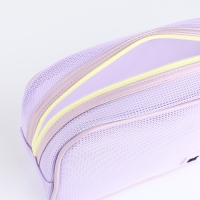 Косметичка на молнии, цвет сиреневый Косметичка на молнии, цвет сиреневый