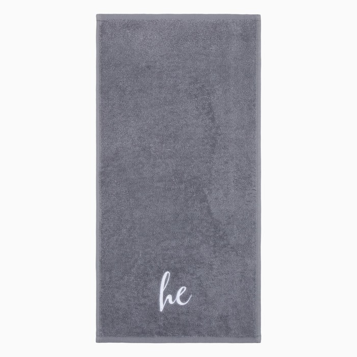 Набор полотенец Набор полотенец "She & He" 35х50 см-2 шт, 100% хлопок, 350 г/м2