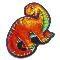 Пазл деревянный фигурный &laquo;Бронтозавр&raquo;, 55 элементов