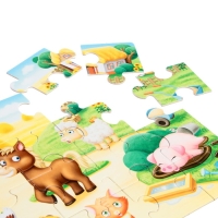 Пазл «Кто живет в деревне?», 20 элементов Пазл «Кто живет в деревне?», 20 элементов